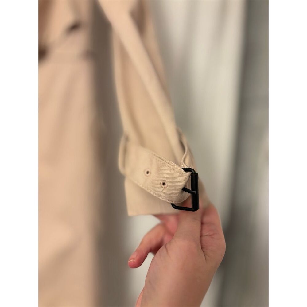 Rebecca Minkoff Women's Convertible Trench Coat Beige Size Small Standard - Picture 8 of 16